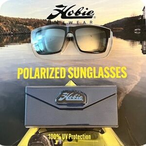 Men’s Black Hobie Polarized Sunglasses With Carrying Case